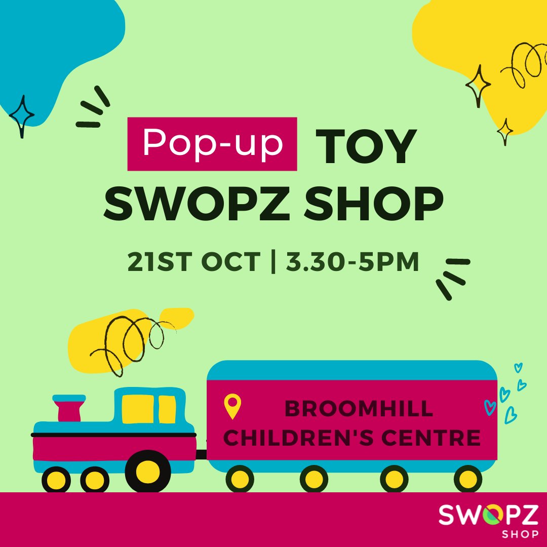 SwopzS's tweet photo. Join us for a FREE toy swap at Broomhill Community Celebration alongside loads of activities for the whole family! 

Bring your kids' forgotten toys and let them choose some great preloved toys to take home🧸

Full details: https://t.co/OVfbBkifHV

#bestofbristol #bristolevents https://t.co/dxJoCk3CKl