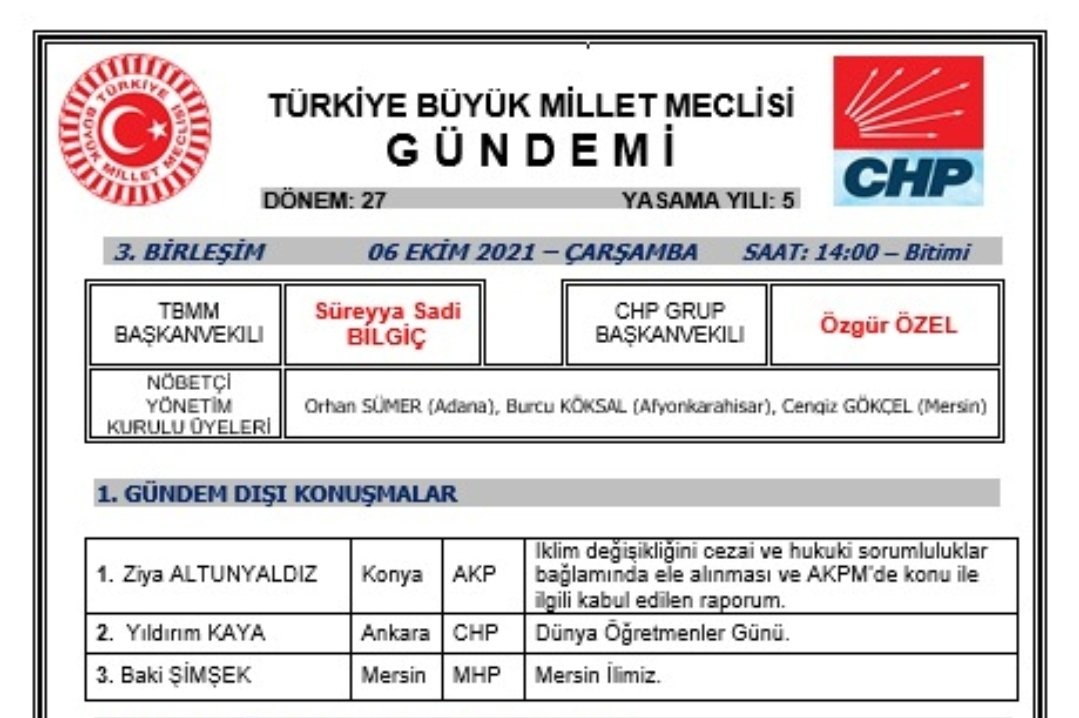 TBMM Genel Kurulu'nda #DünyaÖğretmenlerGünü'ne ilişkin konuşuyorum.

Canlı Yayın Linki
tbmm.gov.tr/TbmmTelevizyon…