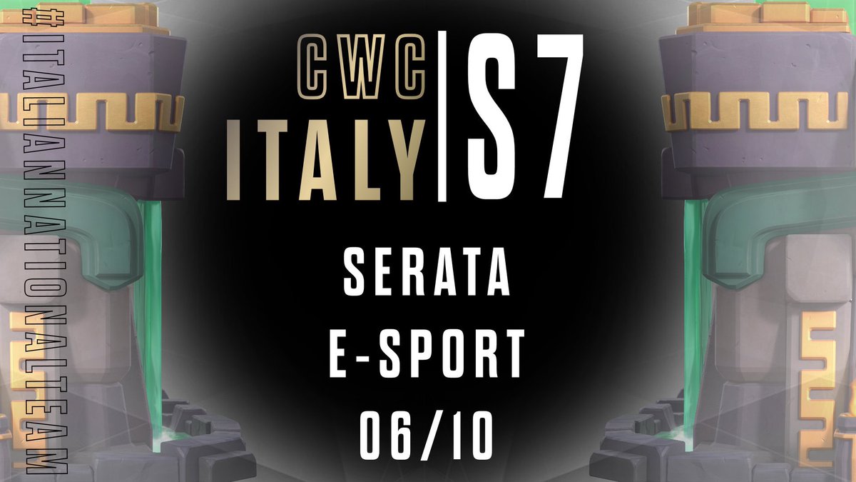 ItalyCoC's tweet photo. CWC S7

DAY 10 - SERATA ESPORT TH14

Ultimo giorno per candidarsi e per avere modo di “mettersi in mostra”! Termine le 20 di stasera..Selezioni e torneo sono alla stretta finale!

Dalle 21 @Haplo_80 guiderà la serata ancora una volta ❤️ https://t.co/lPYH20cOAx

#dreamingback2back https://t.co/eHmGr9LmpO