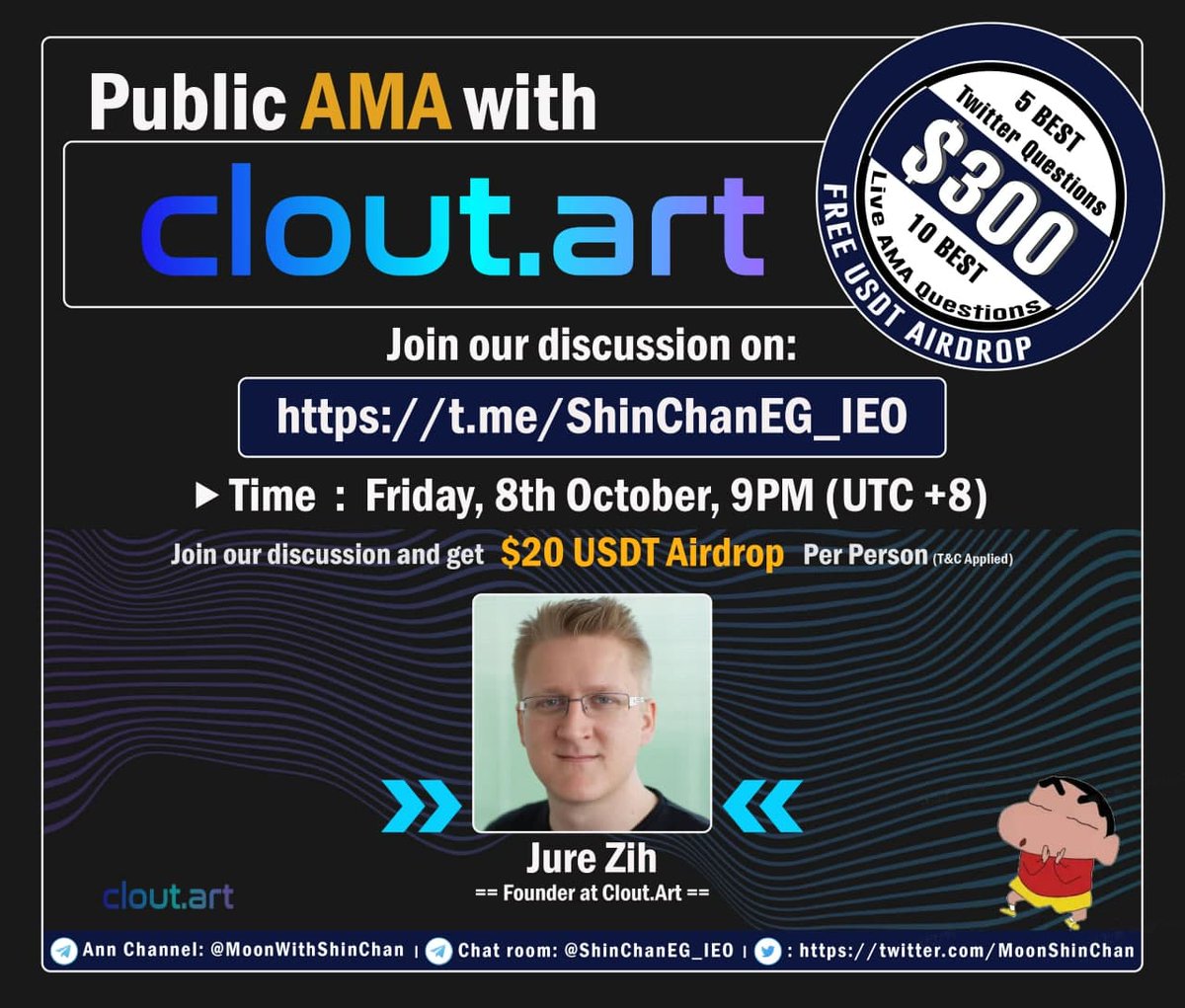 Moon With Shin Chan tweet media