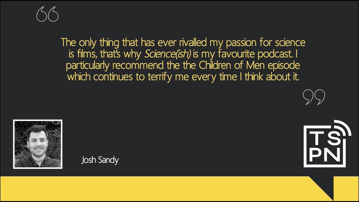 SciPodNet's tweet photo. We asked our very own @JoshAtNotch for his top #PodcastRecommendation and he gave a rousing endorsement of #Scienceish, hosted by @rickedwards1 and @DrMichaelBrooks!
Be sure to check it out to uncover the science behind popular culture: https://t.co/XGqB3dTy7D https://t.co/0AS783sEVX