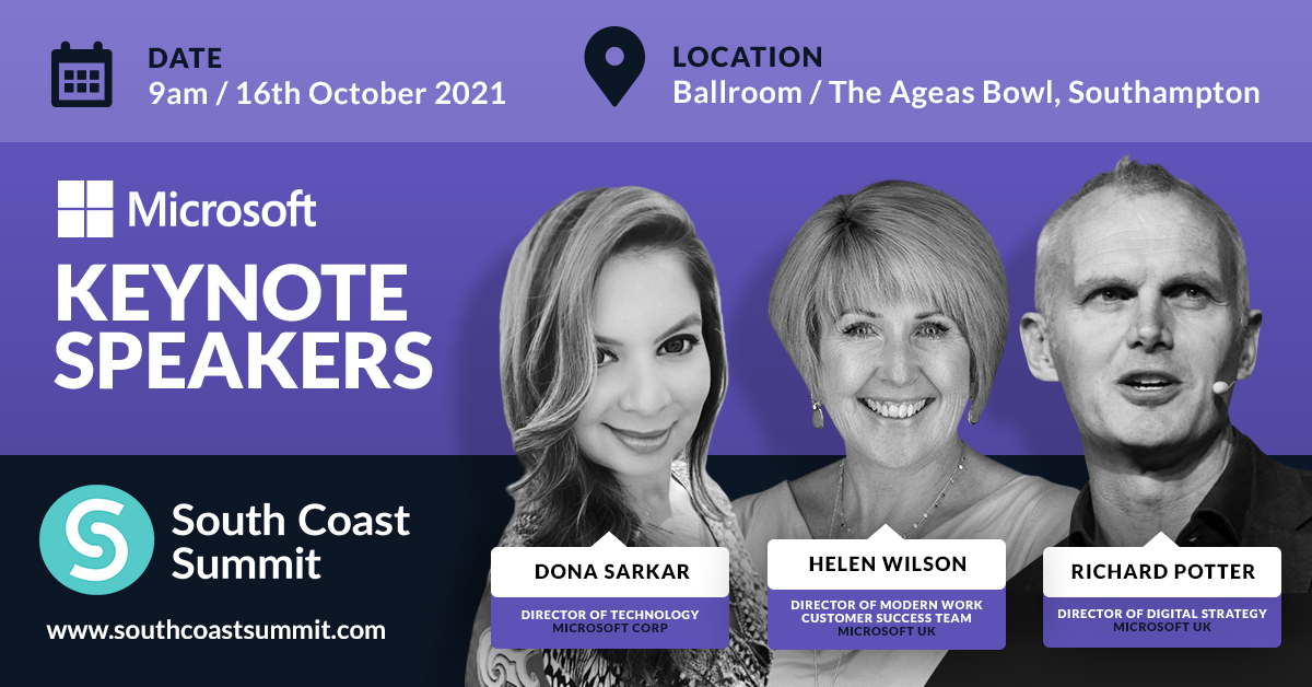 tomorgan's tweet photo. Don't miss this keynote at #SouthCoastSummit, some tickets are still available but going v fast. Free to attend, going to loads of content: #MicrosoftTeams #Azure #PowerPlatform #MicrosoftDev etc etc
register: https://t.co/y8FW2Hn8NA
#SouthCoastSummit2021 https://t.co/adM3ewc463