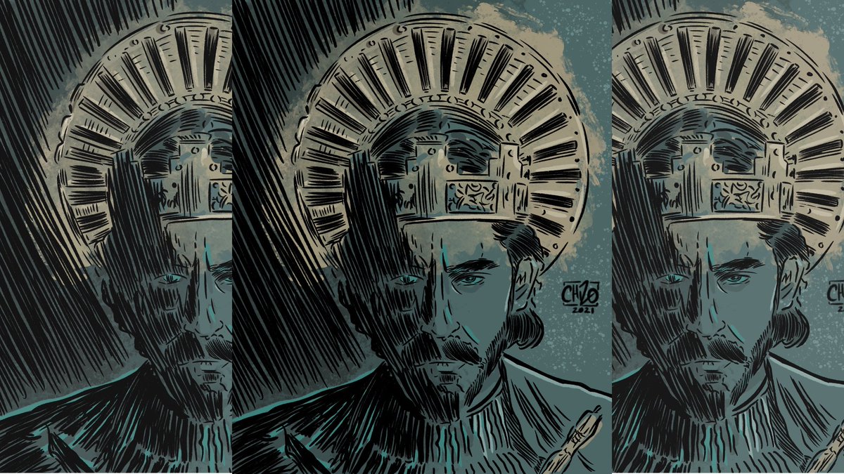 cosmicsuplex123's tweet photo. Arte para el episodio de #thegreenknight en @CultSecuencial
#TeamCultura
#podcastspr
#chizocomics
#art
#a24
#davidlowery https://t.co/akS0Ifk7MT