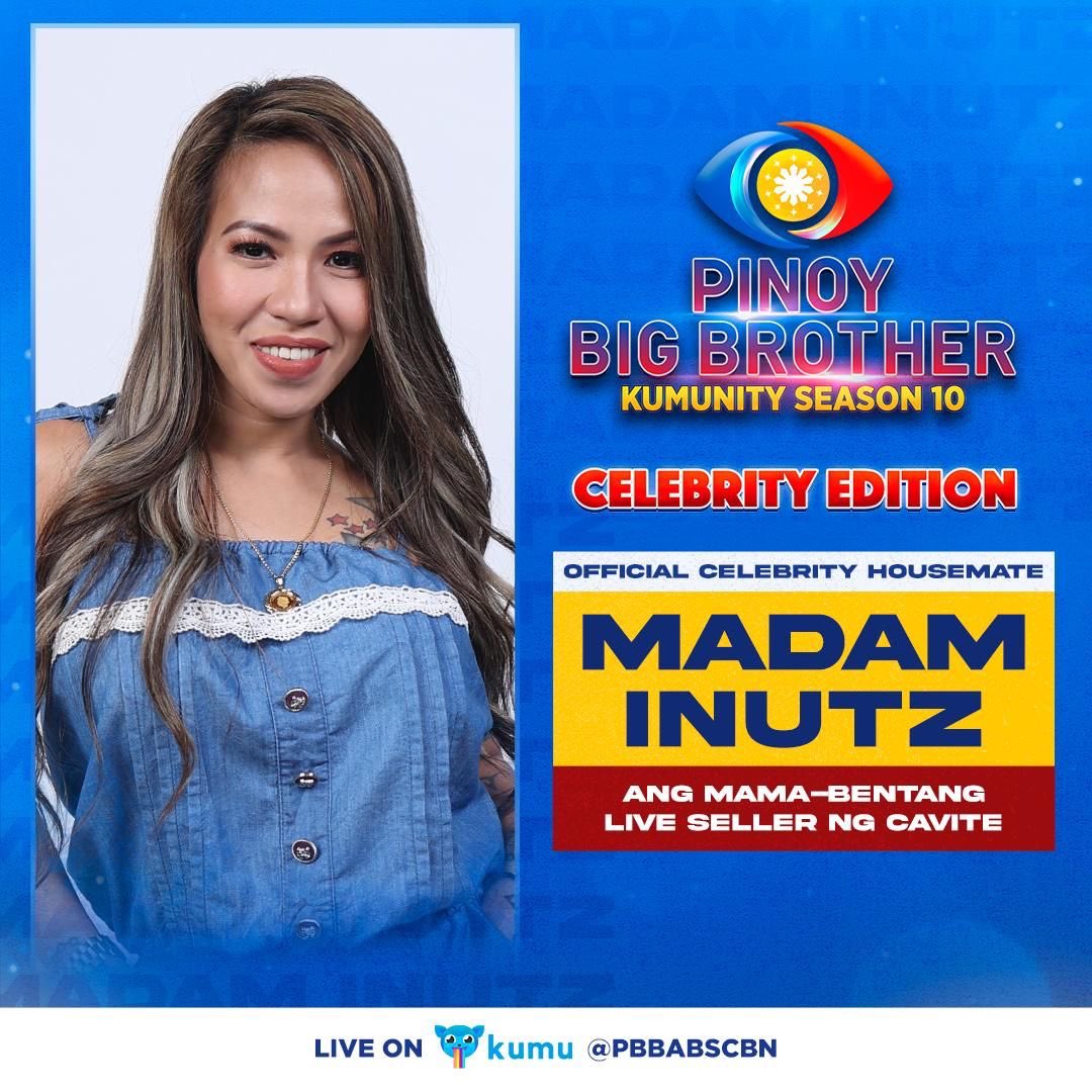 Pinoy Big Brother on Twitter: "Sa loob bawal tumambay pero pwedeng mag-mine! ANG MAMA-BENTANG LIVE SELLER NG CAVITE, MADAM INUTZ! #PBBigCelebReveal https://t.co/8mi3VLCxlJ… https://t.co/7gTQ0Uxtob"