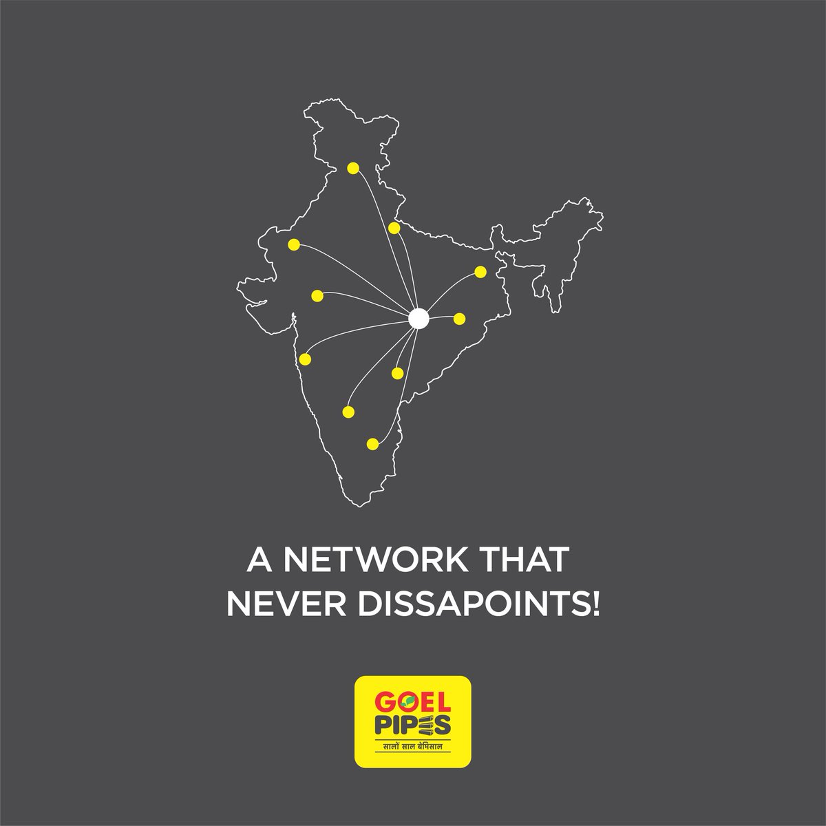 goelpipes's tweet photo. Rest assured, our dealer's network is spread all over India. Befikar Jio!
#jio #jiodown #jionetwork #jionetworkdown #jioissue #networkdown #networkissues #reliance #reliancejio #reliancejiodown #infotechindi #techsanhindi #tech #technews #technology #goelpipes https://t.co/w4HzTrl9nU