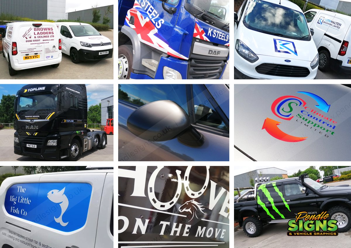 A little look back on some recently completed #Signage and #Vehiclegraphics projects by the team at <a href="/PendleSigns/">Pendle Signs</a> #signs #signage #branding #graphics #livery #vehiclewraps