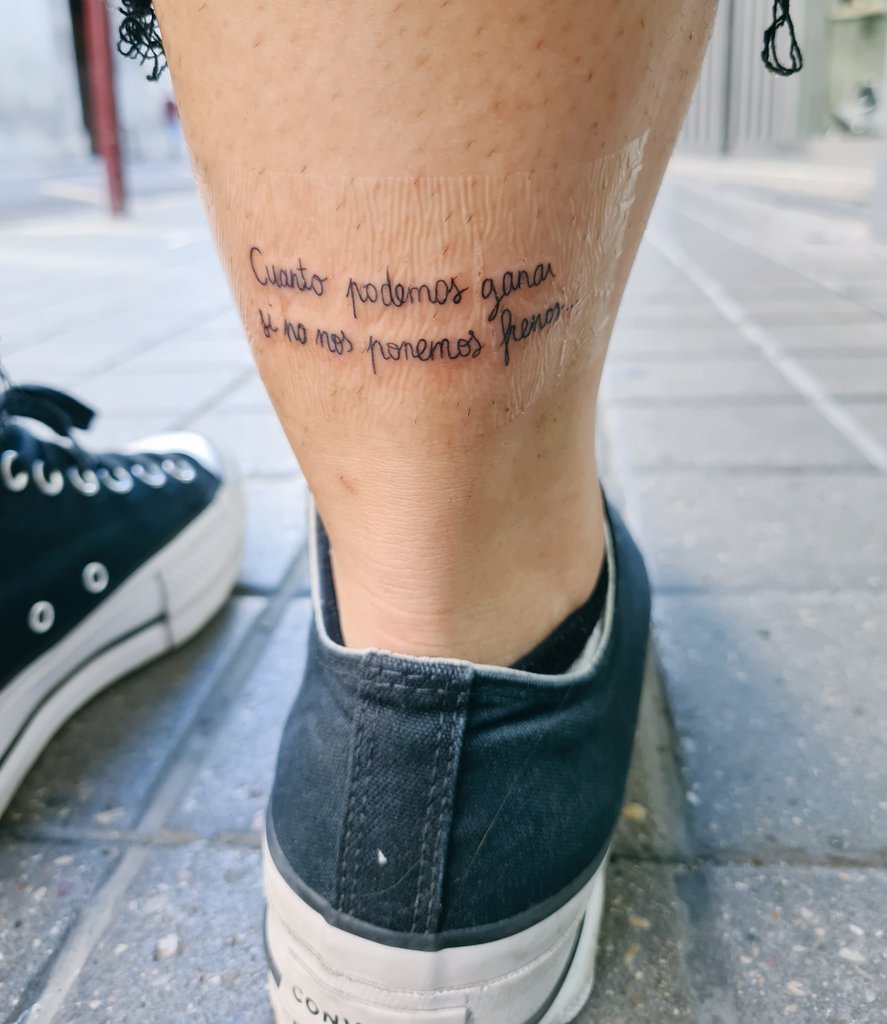 mariterems10's tweet photo. De tu puño y letra a mi piel 💉❤
@martasoto https://t.co/no99SBUg7g