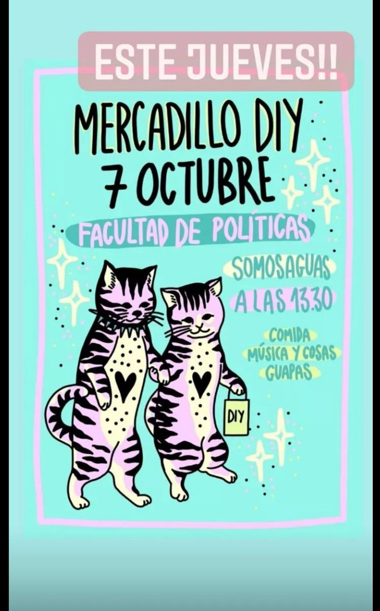 mañana estaremos en somosaguas a partir de las 13:30h. pásate a ver nuestras cosillas!! 🦋💖🔥