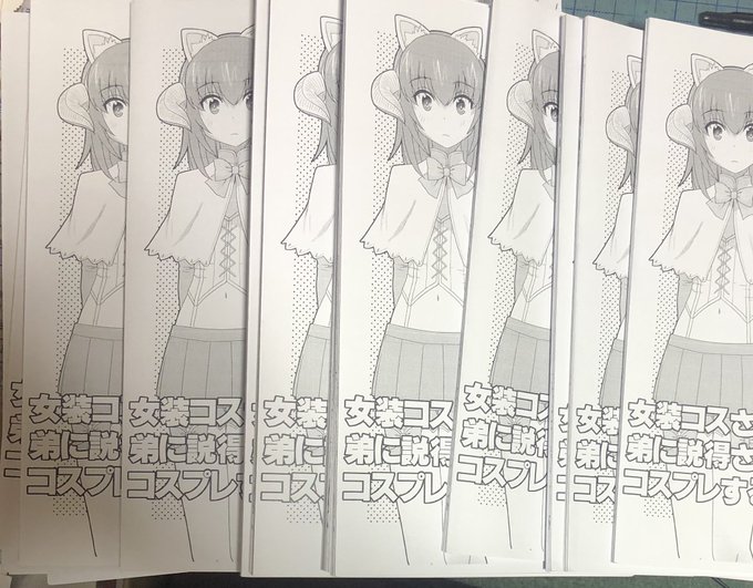 コミ1に新刊が間に合わなかった時に備えて、先日のコミティアのコピー本を少し作っておいたり。 