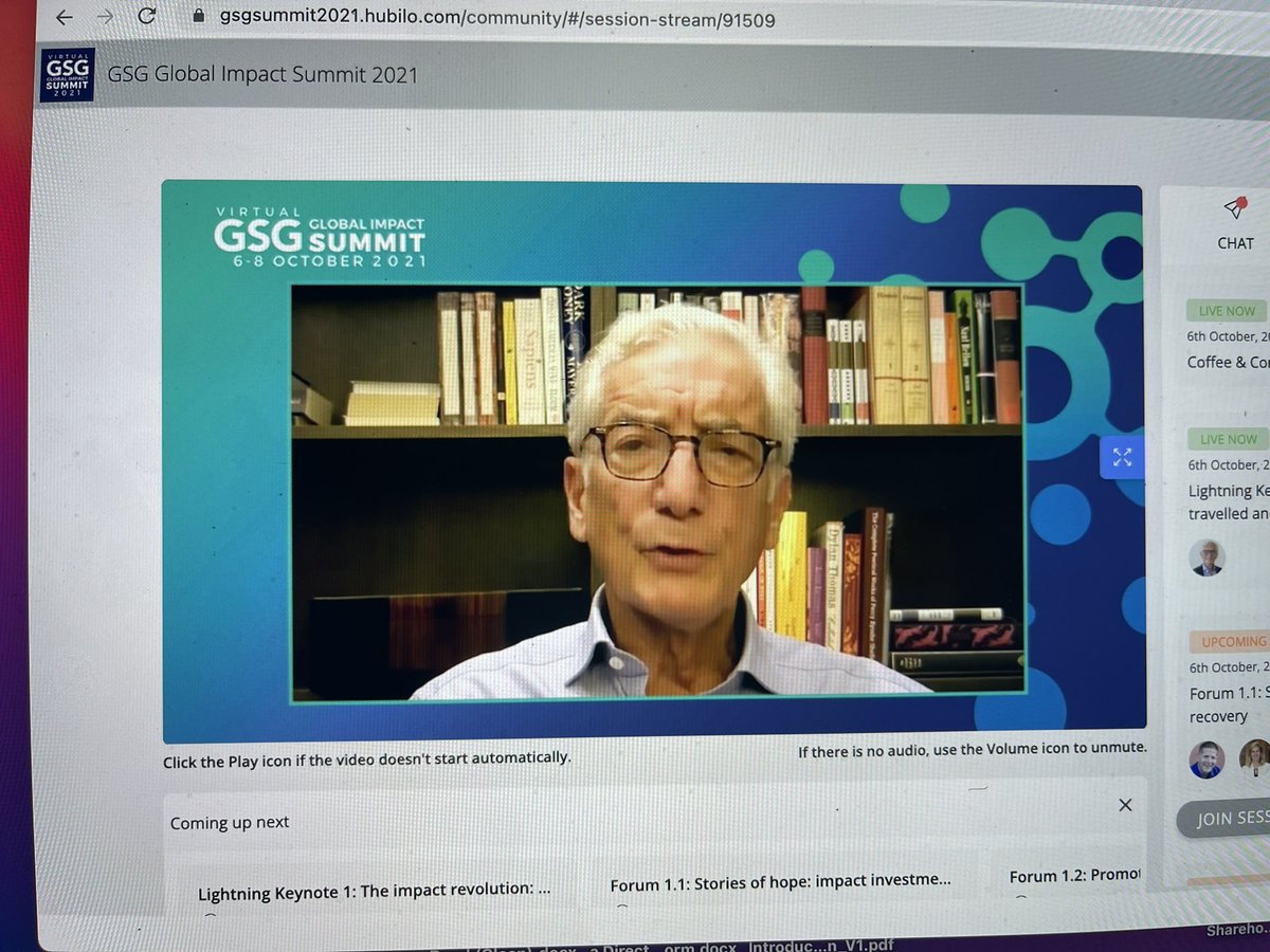 ‘Victory is in sight’ a call to action from <a href="/sirronniecohen/">Sir Ronald Cohen</a> at opening of #GSGSummit @GSGimpinv