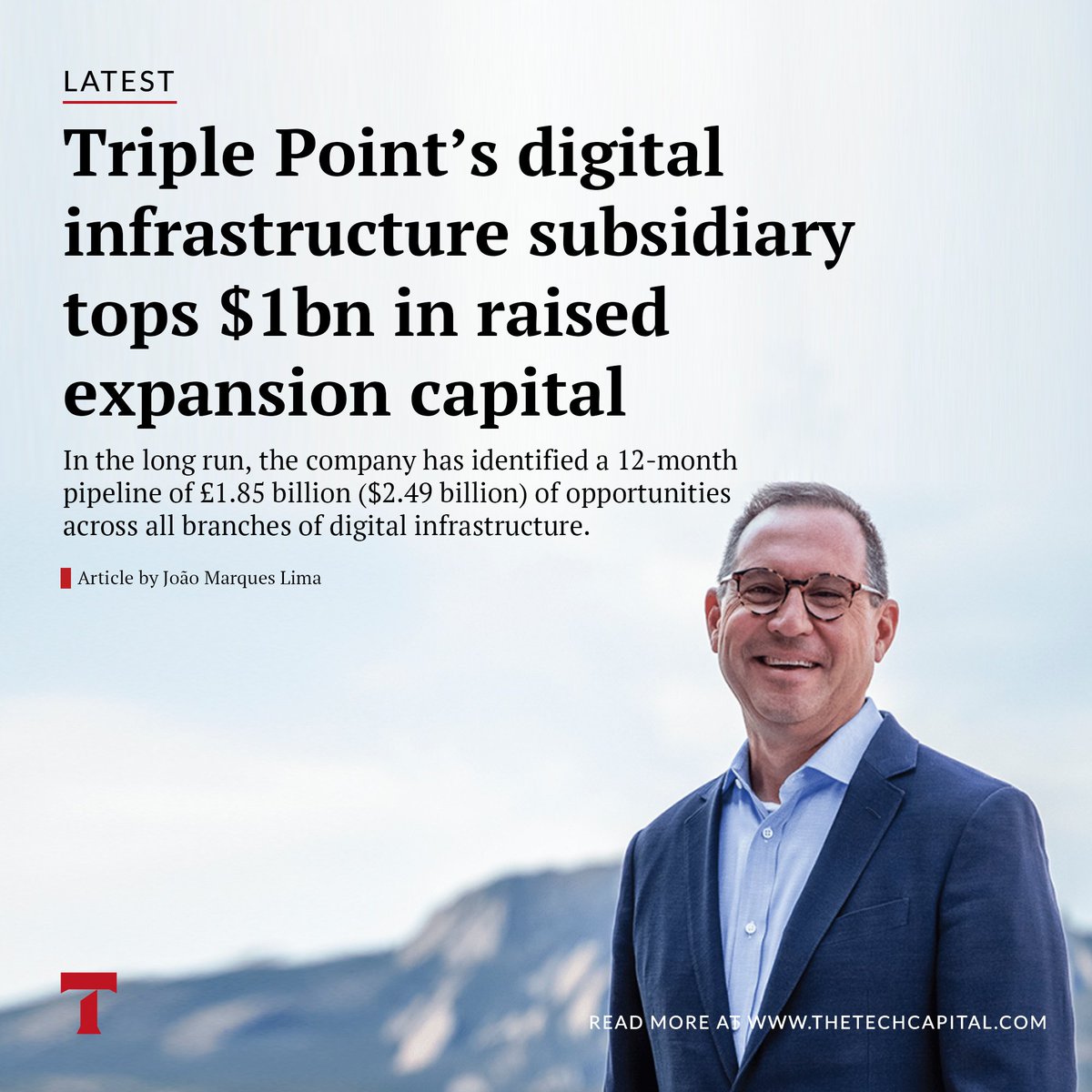 joao_pmlima's tweet photo. Via @thetechcapital_: In the long run, the company has identified a 12-month pipeline of $2.49 billion of opportunities across all branches of digital infrastructure.
https://t.co/PiOie2KHol
#datacenters @TriplePoint #digital9 #digitalinfrastructure #thetechcapital https://t.co/8UezXTYcFo