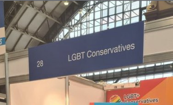 DavidPaisley's tweet photo. OMG. LGBT Conservatives were given Section 28 at the party conference. 🤦🏻‍♂️ https://t.co/xUQw48Q4C4