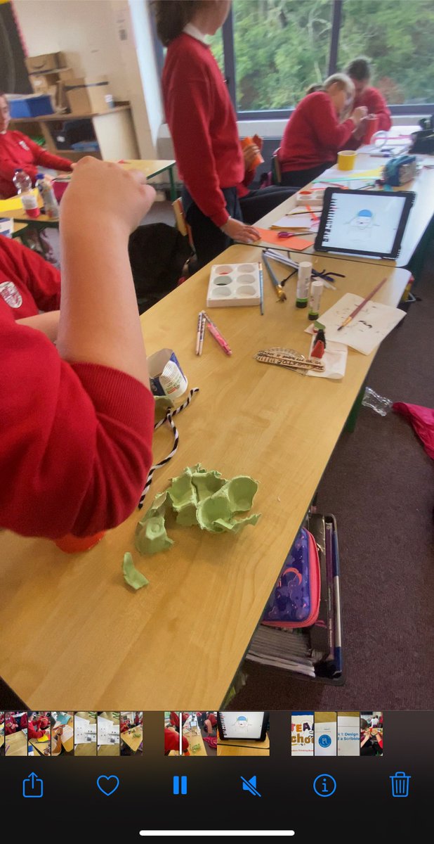 Week 1 of our Steam School Projects in 6th class. The girls are in the process of designing and building their own ScribbleBott 🤖 #steameducation #girlsinstem #steamschool