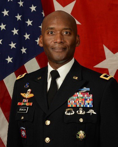 OfficialOPPF's tweet photo. Bro. Xavier Brunson, 9 ΓΕ ‘90, is being promoted to the rank of LT General (3 Stars) in the US Army &amp; assuming command of the 1st Corps today (6 OCT) at Fort Lewis Washington.

Live : https://t.co/NyyHGlhLAK

Promotion:  1000 PST/1300 EST
Assumption of command:  1030 PST/1330 EST https://t.co/CHuegKmdC4