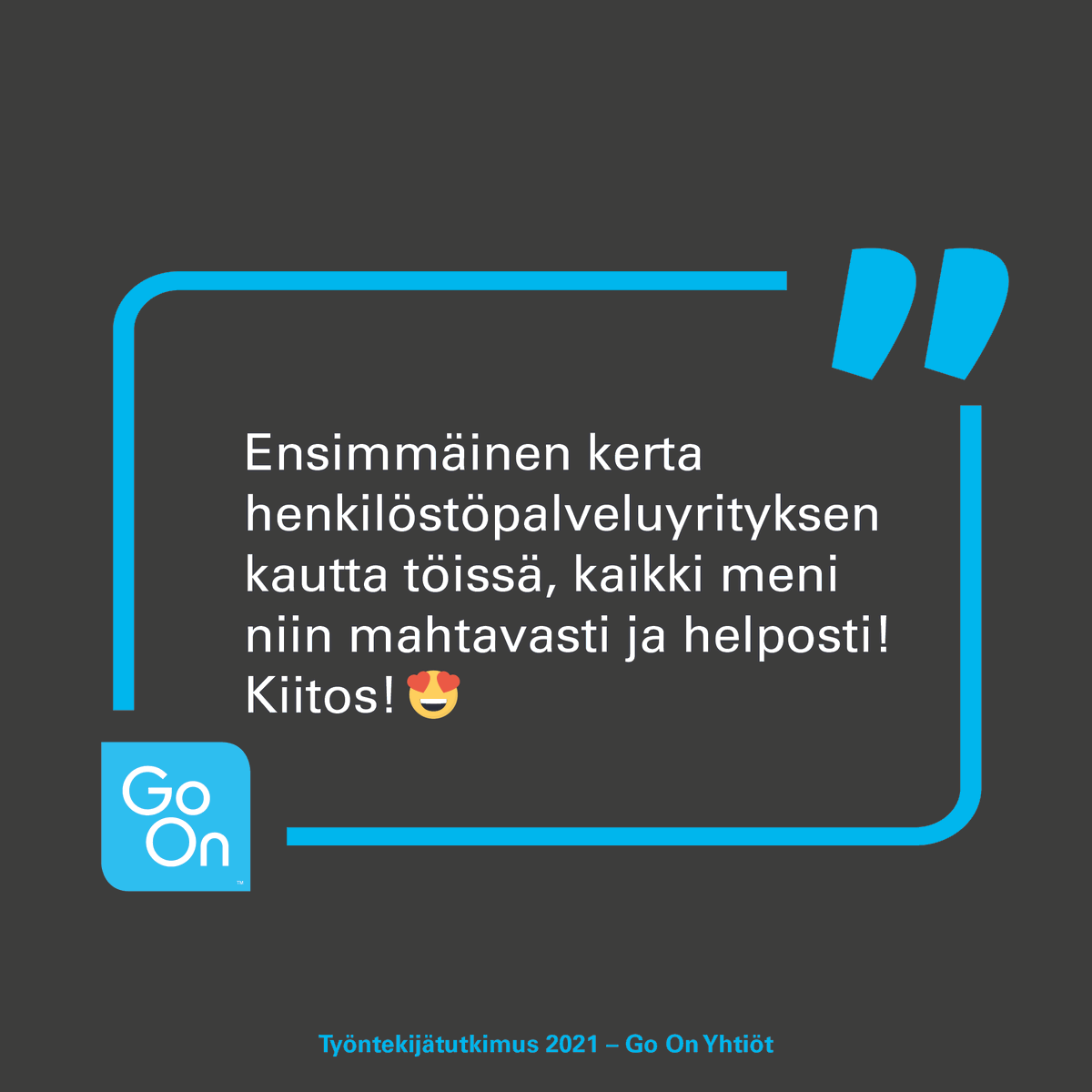 GoOnYhtiot's tweet photo. Meillä on tutkitusti tyytyväiset työntekijät! 💗 90 % vastaajista pitää meitä luotettavana työnantajana ja avoimet vastaukset olivat täynnä ihania terveisiä. Kiitos! 
#työelämä #työntekijäpalaute #HRsome #työnhaku #henkilöstökumppani #vastuullinentyönantaja #henkilöstöpalveluala https://t.co/ZJpVgDmcnH