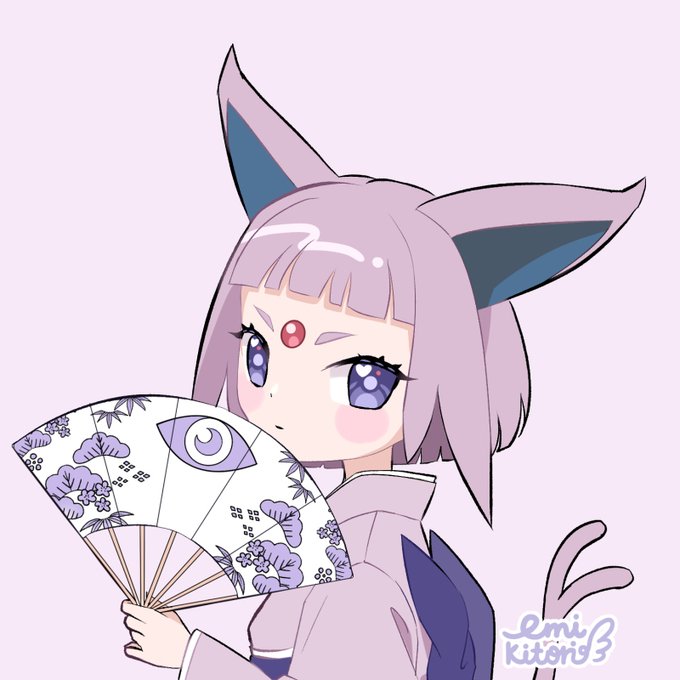 エーフィ擬人化のtwitterイラスト検索結果