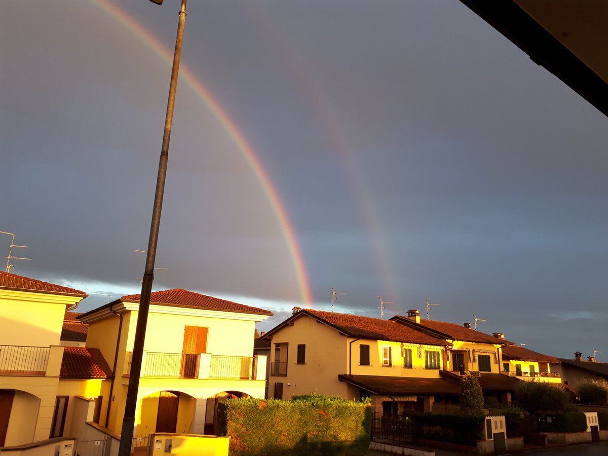 It's a rainy day here in the north of Italy. I put on my headphones and listen some songs by <a href="/LaurenJauregui/">Lauren Jauregui</a> and this double rainbow magically appears out of my window. If this is not a sign, I don't know what else it can be. ❤ #laurenjauregui #Prelude