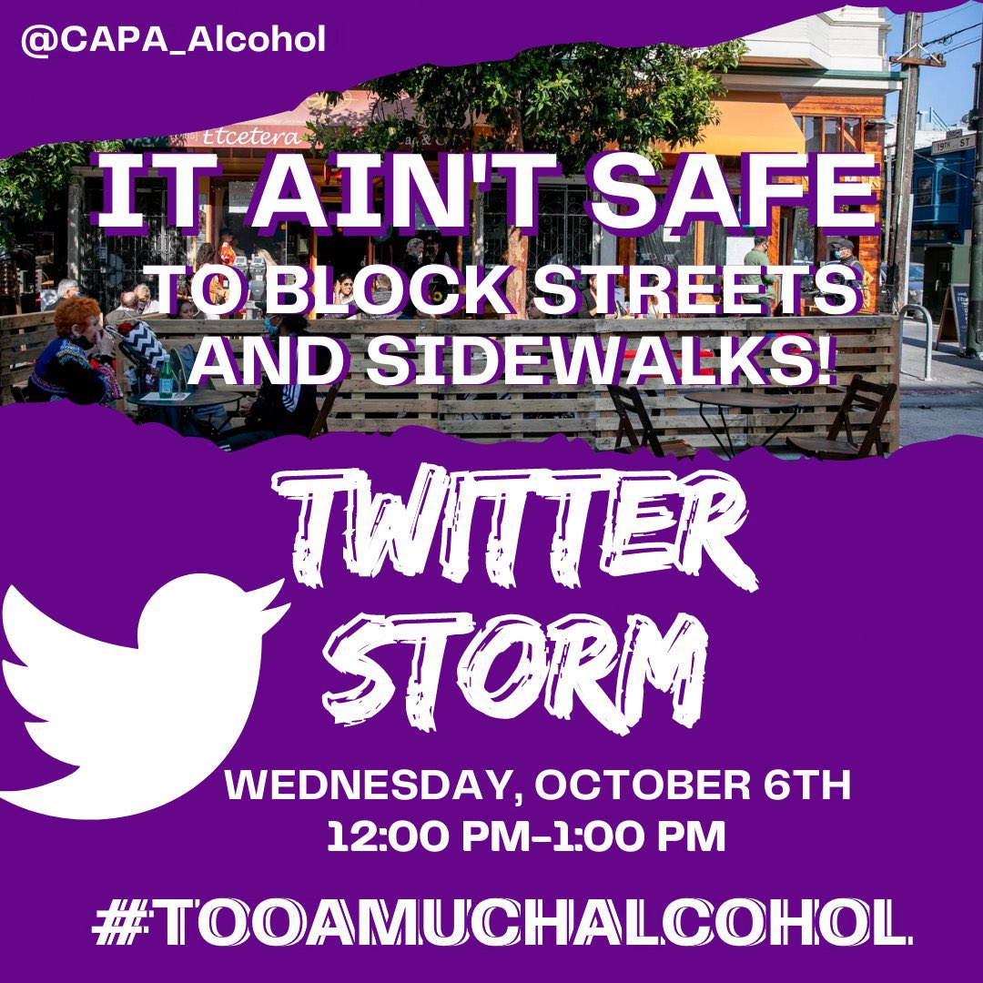 CAPA_Alcohol's tweet image. Tag your local news outlet and organizations! #Blameitonthealcohol #trending #toomuchalcohol