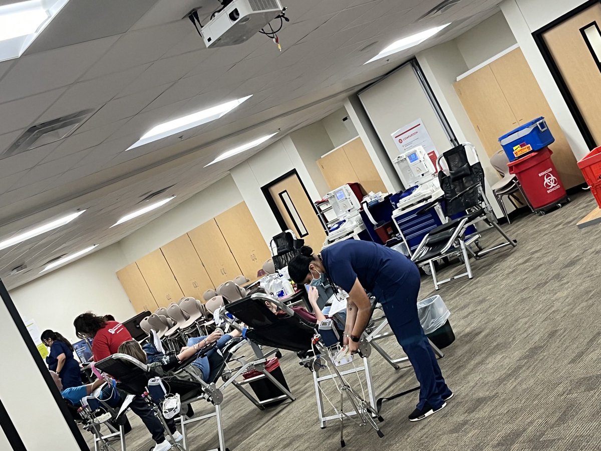 Gulf Coast Regional Blood Center is @ CRJH today! Thank you to our Coyote Families and Staff for donating!! #teamCRJH