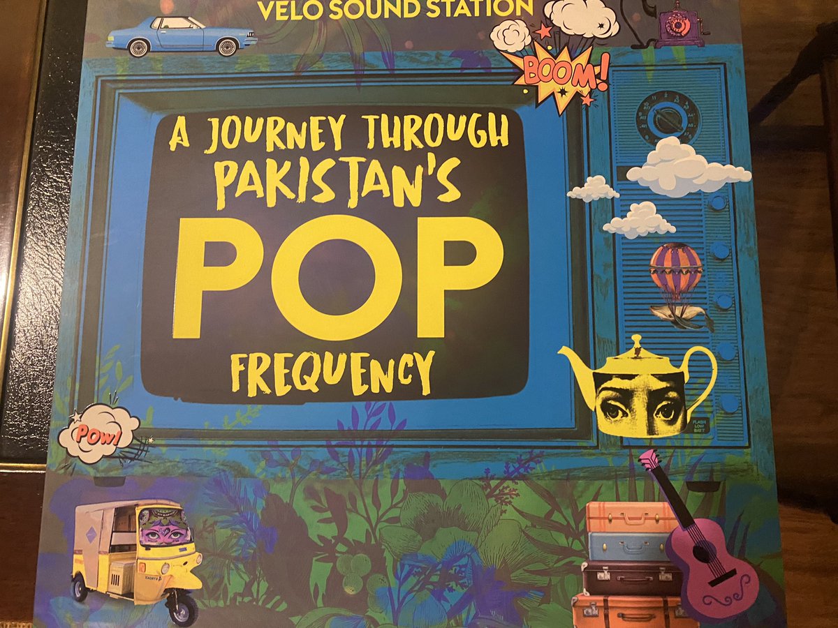 Thank you <a href="/Kiran_Aman/">Kiran Aman</a> And <a href="/MarkingsBooks/">Markings</a> for this wonderful book on Pakistani pop music awaiting my arrival home. As usual, beautifully produced and HUGE. Getting my teeth into it soon!