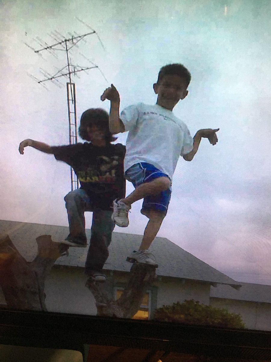 This pic was taken around 15 years ago, we were around 8-9 and it’s a perfect representation of how we spent our time back then😂 we always smiled through the ass chewings too. Kev always pushed me to do more and be better. I’ll always be grateful for the time I had with him💙