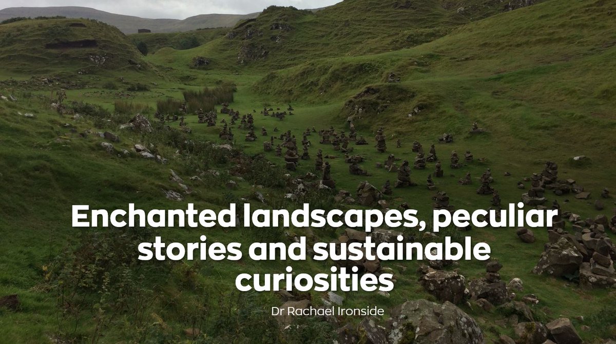 DrIronside's tweet image. My talk on 'Enchanted landscapes, peculiar stories and #sustainable curiosities' as part of the Sustainability in the #Creative and #Cultural Industries Symposium @RobertGordonUni is now available to watch: youtube.com/watch?v=ln2Prr…  #tourism #sustainability #heritage #paranormal