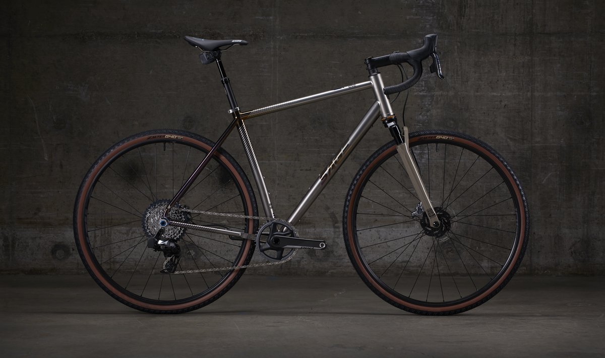 SRAMroad's tweet photo. A storm has been brewing for a while &amp; it’s finally here. ⛈ The new @SageTitaniumPDX Storm King GP features suspension-corrected geometry &amp; XPLR everything. It's ready to ride through just about anything…if you’re willing to get it dirty. #XPLRcollection https://t.co/A9J75OlvgY https://t.co/MnH2wwT2hW