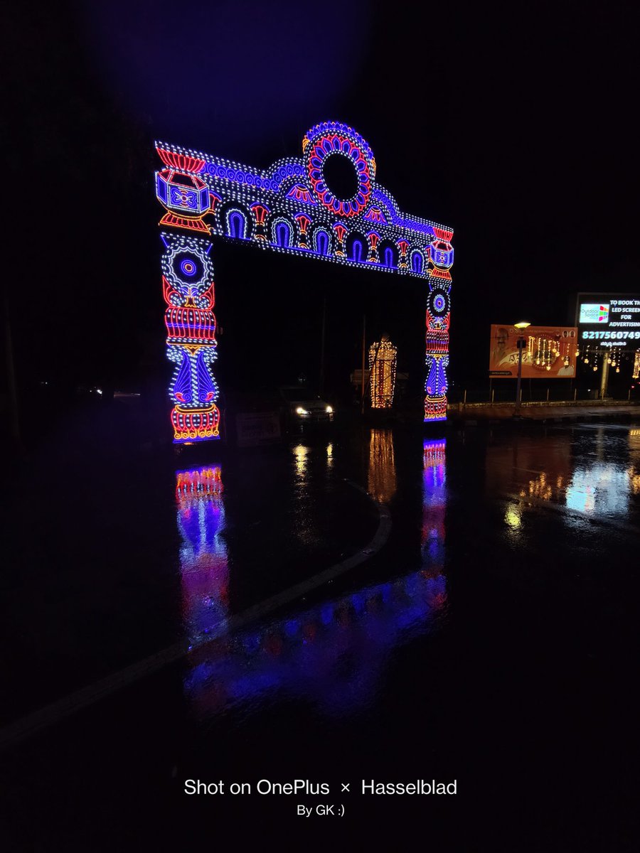 Cosmic_Paladin's tweet image. Festivity - Lights - Rain : Mysuru is something else in tha mix ! 

#ProMode #TinkeringParameters