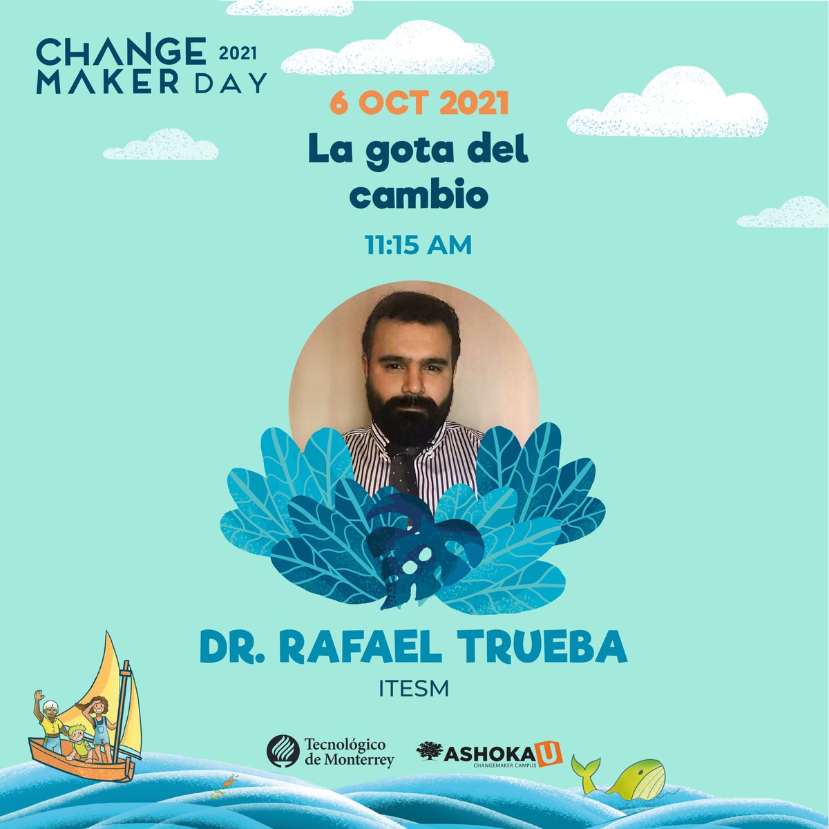 changemakerfest's tweet photo. Ya está por comenzar la charla sobre escasez del agua del Dr. Rafael Trueba 💧 Deja tus comentarios sobre esta plática aquí 👇🏼 https://t.co/hxkQ85YEuM