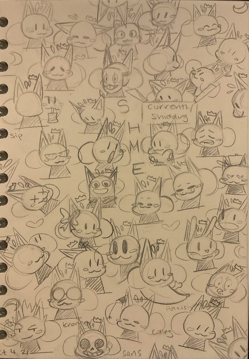 Bugpai1's tweet photo. Now one may call this too many tems, yet I say it is not enough
I personally like pog, maid and legion shme a lot
#shmart #art #undertale #DigitalArtist #sketch #arttwt https://t.co/7YPzMB2bTL