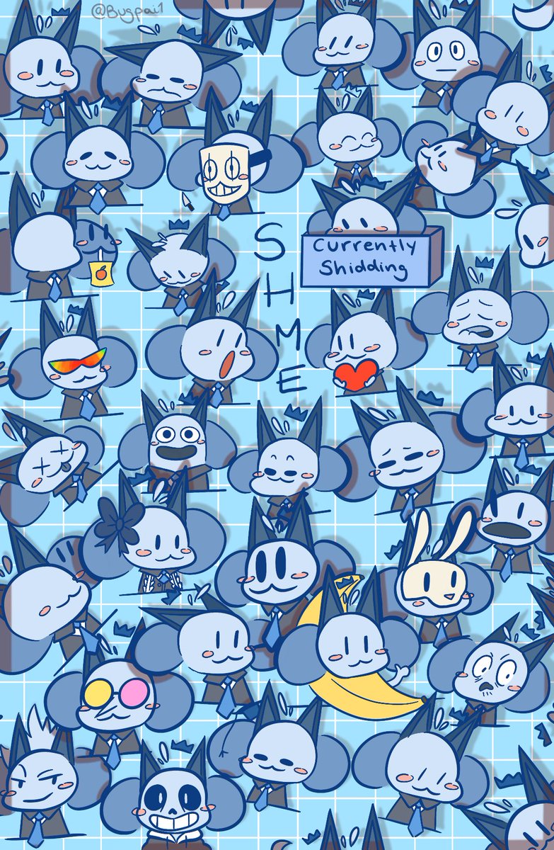 Bugpai1's tweet photo. Now one may call this too many tems, yet I say it is not enough
I personally like pog, maid and legion shme a lot
#shmart #art #undertale #DigitalArtist #sketch #arttwt https://t.co/7YPzMB2bTL
