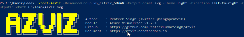 leeejeffries's tweet photo. If you havent checked out AzViz yet, go do it! Automatically create scalable visual outputs of Azure resources. https://t.co/7SMOqbmaHA
@singhprateik #AzViz https://t.co/2Ib21HtWSE