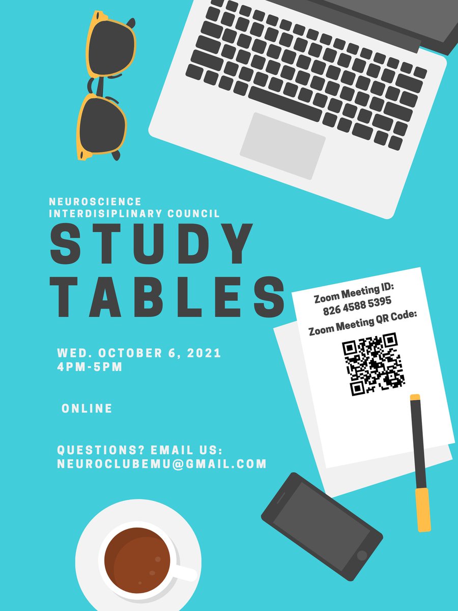 NeuroscienceIn1's tweet photo. Come study with N.I.C. tonight at 4PM! https://t.co/dOWmEIIFyg
