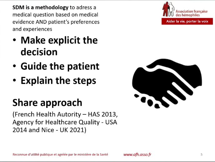 #EHC2021 conference

@thomas_sannie 'Shared decision making' is not only a methodology but also a relationship between patient and healthcare pros with the best available evidence'