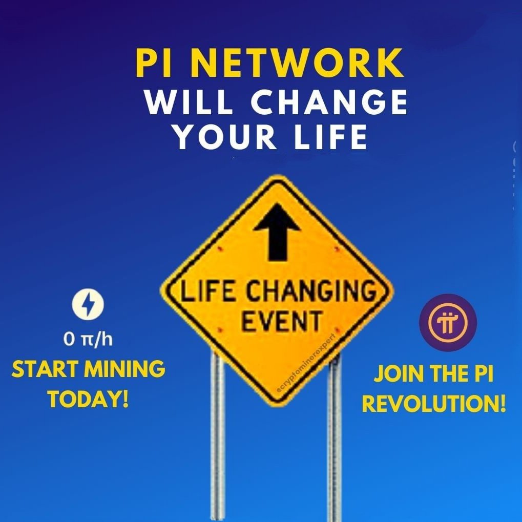 👉 Change your life by #PiNetwork

#PiNetworkDig #AirdropCrypto #PiNetwork #CryptoNews #KYC #PiHackathon #BuildPi2gether #Pi2theMoon #altcoin #BTC #PiCoin #DeFi #Decentralization #PiApps