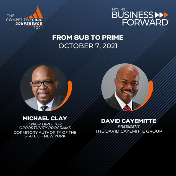 DBmediamaven's tweet photo. Meet our moderator Michael Clay and award honoree David Cayemitte the  President, 'The Cayemitte Group'. 
.
.
.
 #Honoree #opportunity #entrepreneurs #smallbuisness #makesmallbig #bigbusiness #buisnessinspiration #movingbusinessforward #NYC #NJ #COMPETITIVEEDGECONFERENCE2021 https://t.co/iCSzpjDfKm