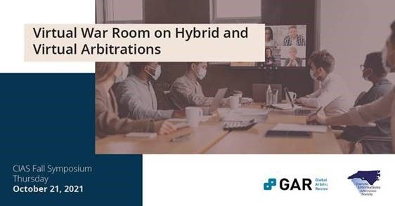 We are proud to sponsor the Charlotte International Arbitration Society’s 2021 Fall Symposium - “Virtual War Room on Hybrid and Virtual Arbitrations”. Oct. 21, 2021 | 10:00 am – 4 pm. Register here: eventbrite.com/e/cias-fall-sy…