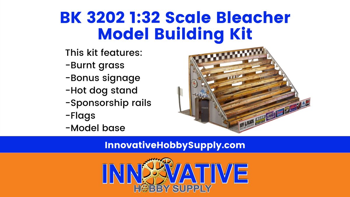 Innovativehobby's tweet image. Looking to make your slot car set up as realistic as possible? Look no further! Add these Photo Real bleachers to your diorama for an extra touch of realism.    
#dioramaclub #dioramaset
bit.ly/3zFPina