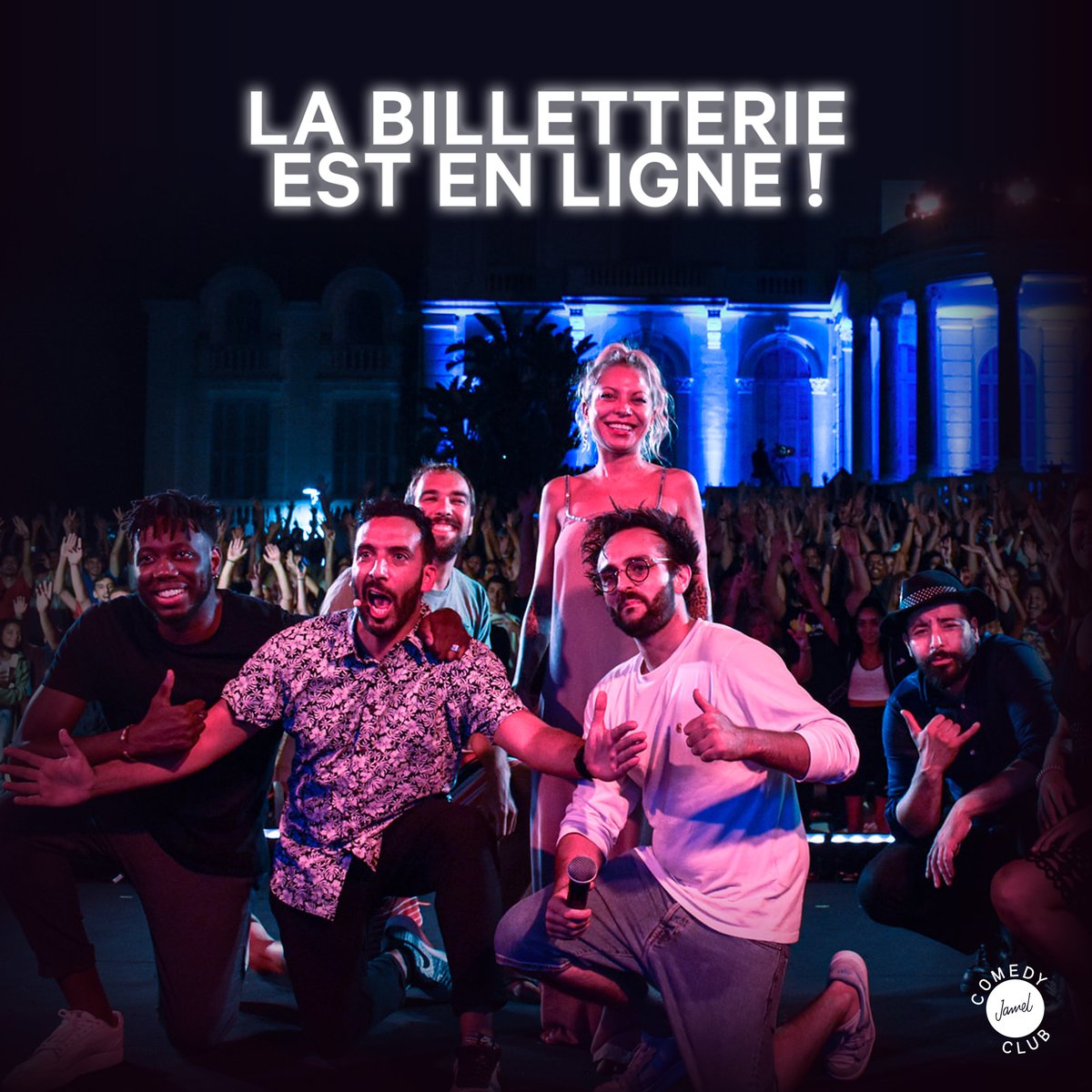 𝘽𝙄𝙇𝙇𝙀𝙏𝙏𝙀𝙍𝙄𝙀 𝙊𝙐𝙑𝙀𝙍𝙏𝙀 🔥
𝘋𝘪𝘵𝘦𝘴-𝘮𝘰𝘪 𝘱𝘢𝘴 𝘲𝘶𝘦 𝘤'𝘦𝘴𝘵 𝘱𝘢𝘴 𝘷𝘳𝘢𝘪 !
Le Comedy Club rouvre ses portes le 22 octobre prochain ! Réservez vos billets dès maintenant !
🎟 Billets et programmation ‣ lecomedyclub.fr