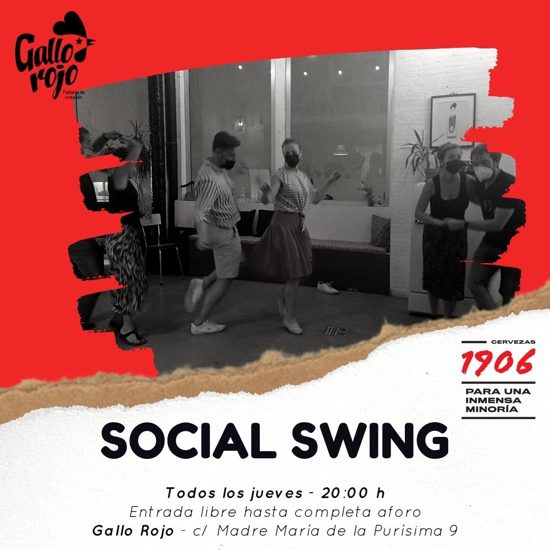 No queremos que se pierda la costumbre y mañana tendremos de nuevo la Social Swing a partir de las 20:00 h 👌

🎶 Si tienes ganas de mover el cuerpo vente con nosotros, lo vas a disfrutar.