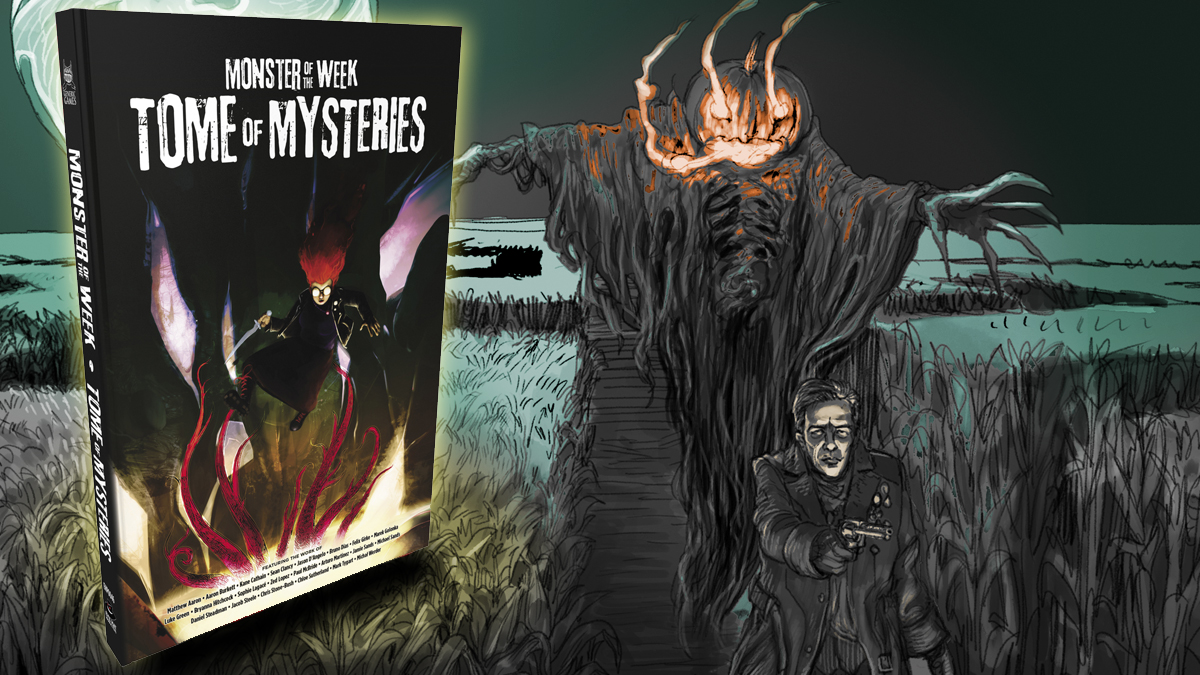 Hat Productions on Twitter: "Halloween is looming. Take your spooky Monster the Week game to new heights (or darker depths) with the Tome of Mysteries. New moves, hunters, new