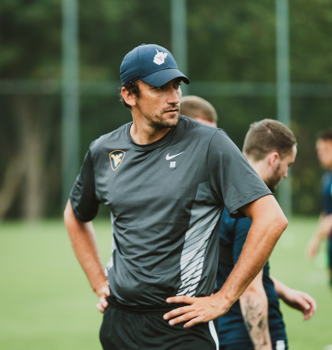 WVUMensSoccer's tweet photo. Happy #NationalCoachesDay to our great staff of colleagues, teammates and friends! ⚽

#HailWV https://t.co/rZ2LVXcC7K