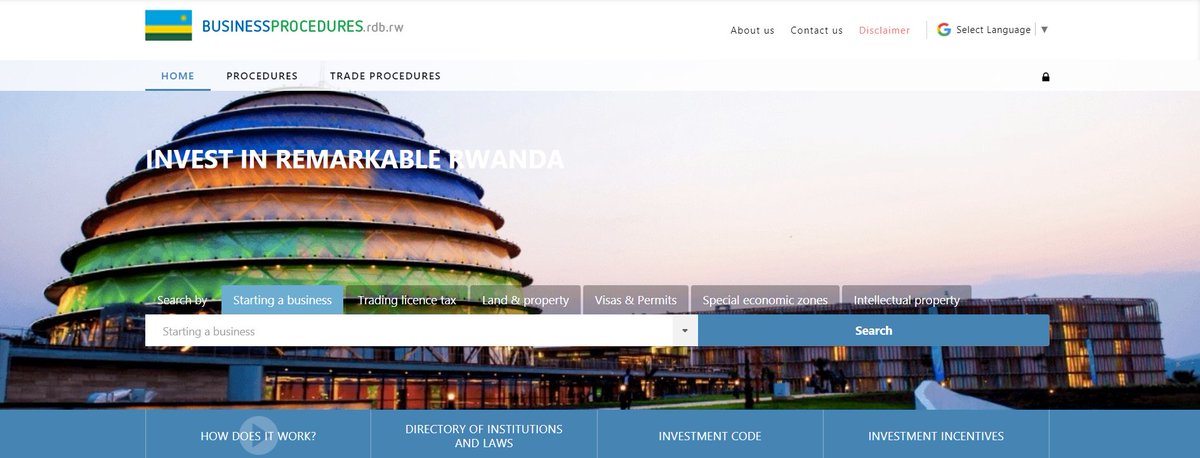 #UNCTAD15 
    
<a href="/UNCTAD/">UN Trade and Development</a> has been supporting #Rwanda in different areas. UNCTAD worked with <a href="/RDBRwanda/">Rwanda Development Board</a> since 2009 to install &amp; manage the Rwanda eRegulations system. The site businessprocedures.rdb.rw  provides step-by-step guides to investment-related procedures. #ProsperityForAll