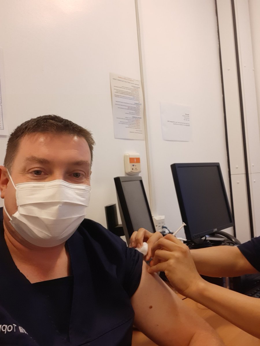 drwilltopping's tweet photo. Well! That little prick didn't hurt!
When it's your turn please get the Covid vaccine. Not only to protect you but your friends and family too.
@enherts #boosted https://t.co/DGA27mQMwt