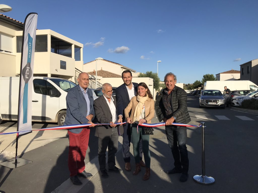 FDI_Groupe's tweet photo. #logementsocial En direct de l’inauguration de la résidence Les Mailheuls réalisée par #FDI_HABITAT. 12 logements locatifs sociaux parfaitement intégrés au sein de la ZAC Les Clauzets aménagée par #Angelotti. @MathieuMassot @FDI_Groupe @Occitanie @Heraultinfos #AlainCaralp https://t.co/ROJqYQrkr3