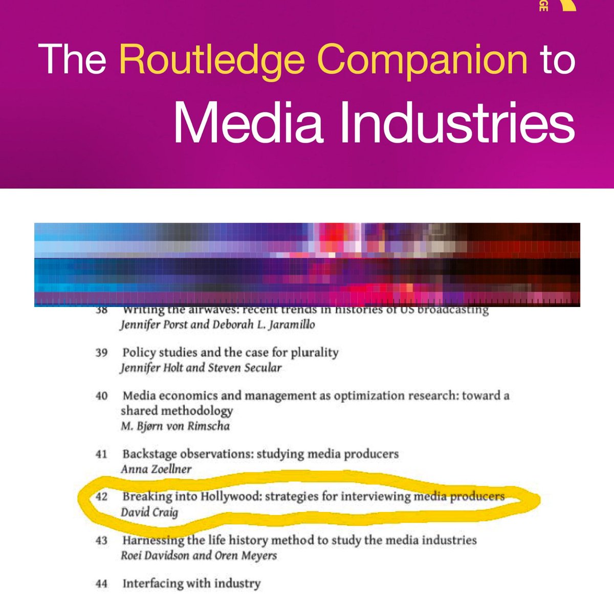 Producing2Power's tweet photo. I've worked for over a decade to be recognized in the field of Media Industries Studies.  It's the only club I think I've ever really wanted to join.  #DeeplyHonored https://t.co/bb5szqbszp