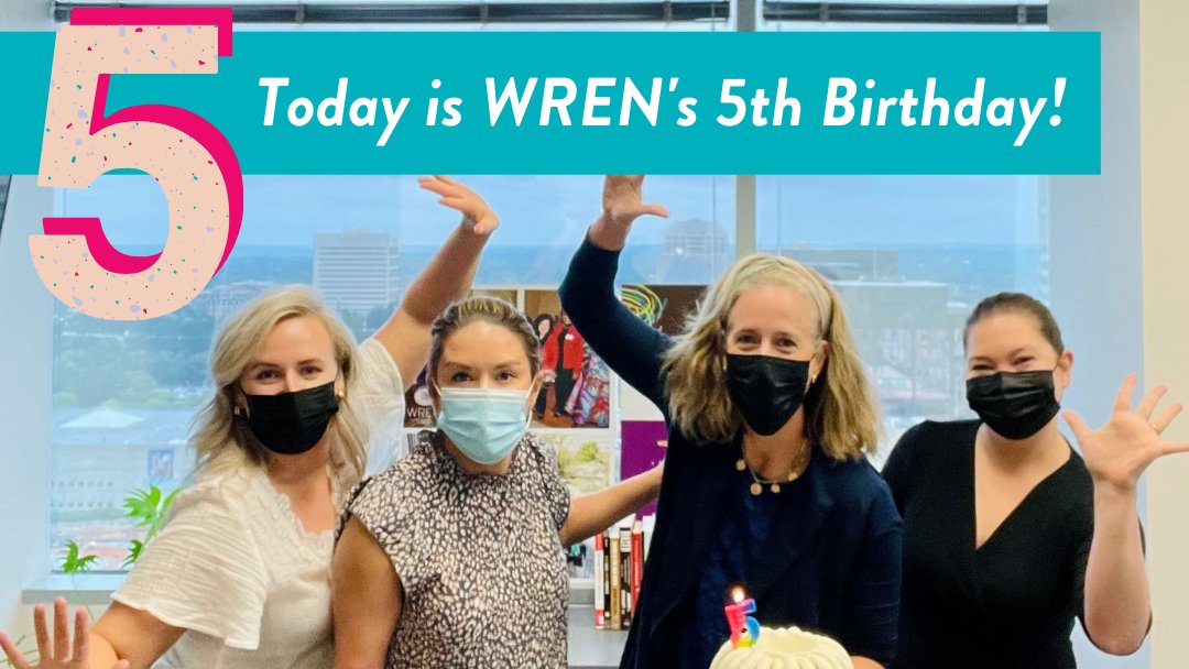 WRENetwork's tweet photo. Today marks 5 years of WREN! We’ve accomplished so much over the past 5 years, and we could not have done any of it without your support!

As a special 5th birthday challenge to you, hit reply and tag 5 people who you think need to know more about WREN. https://t.co/DtZtoAZWt8