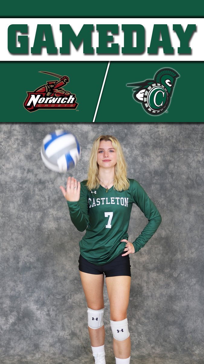 CastletonSports's tweet image. IT&apos;S GAMEDAY! Come out to Glenbrook Gym to watch @CastletonVB take on Norwich at 6 PM! Can&apos;t make it out? Tune in LIVE below!

VIDEO: littleeast.tv/castleton/?B=2…

STATS: castletonsports.com/sidearmstats/w…