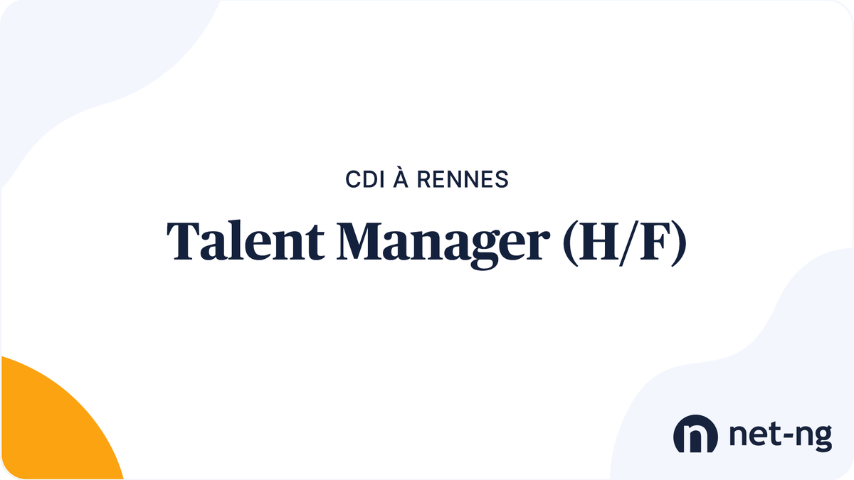 netng's tweet image. [Recrutement] Devenez #TalentManager (H/F) pour Net-ng à #Rennes !
Vous avez envie de rejoindre une société en croissance ayant des objectifs de recrutement ambitieux ?
Rejoignez-nous sans plus attendre ! 
lnkd.in/eZjNXHPJ

#emploi #CDI #rh #recrutement