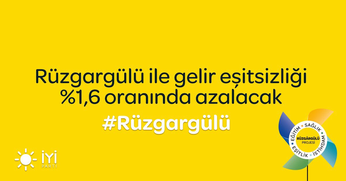 DursunATAS38's tweet photo. Eğitim + Sağlık + Eşitlik + İstihdam =  #RüzgarGülü https://t.co/XOwPnG033N